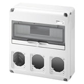 Panel 14 module for 3 outlets (without grounding strip 3940412B)